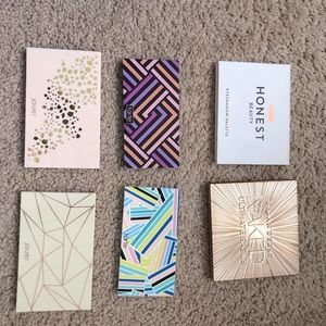 Urban decay, tarte, honest, Jouer eyeshadow palettes combo